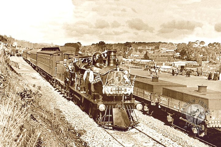 Inaugural Train Service to Clare, South Australia, 1918