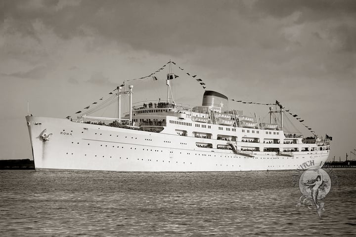 MS Roma: Italian Migrant Ship to Australia, 1950s