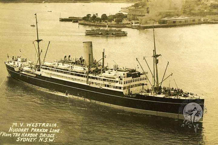 TSS Westralia: Huddart Parker Line's Interstate Passenger Ship